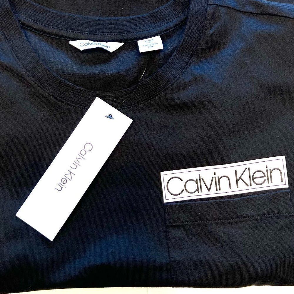 Calvin Kelin Black Tee - New with Tag - Size: small